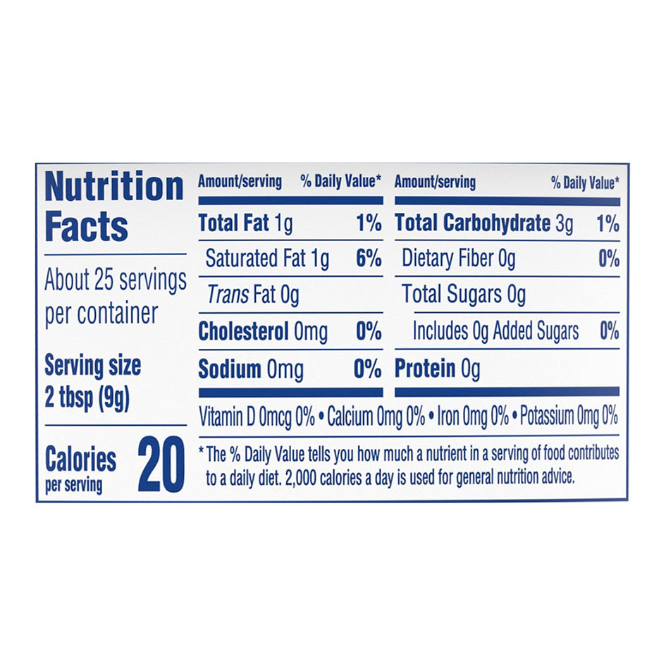 Cool Whip Zero Sugar Whipped Topping Lid 8 oz