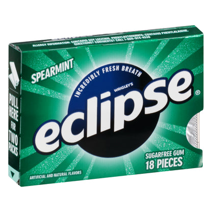 Eclipse Sugar Free Spearmint Gum 18 ea