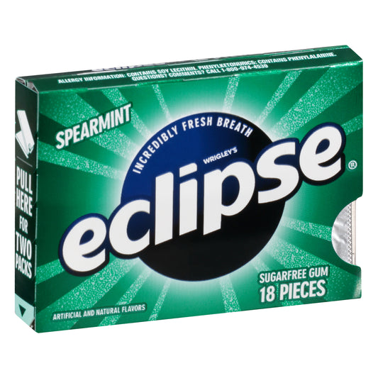 Eclipse Sugar Free Spearmint Gum 18 ea