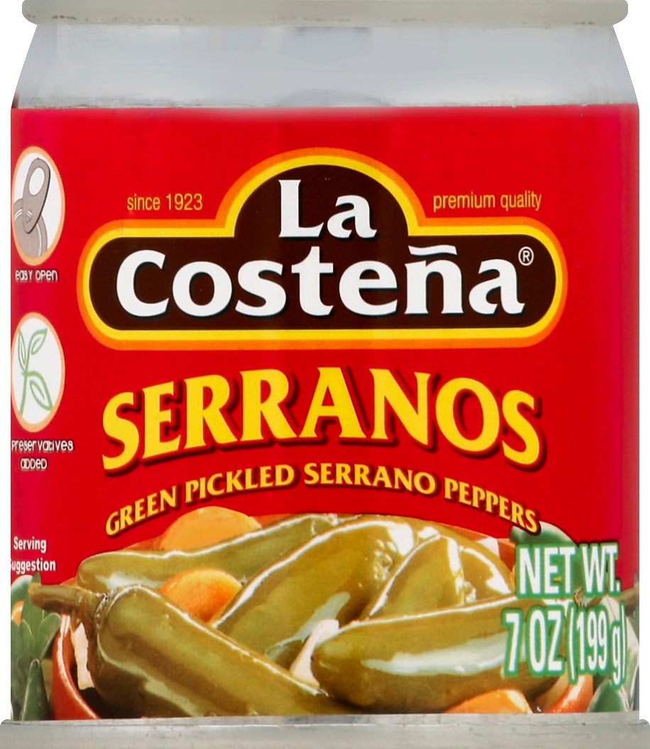 La Costena Serrano Peppers 7 oz