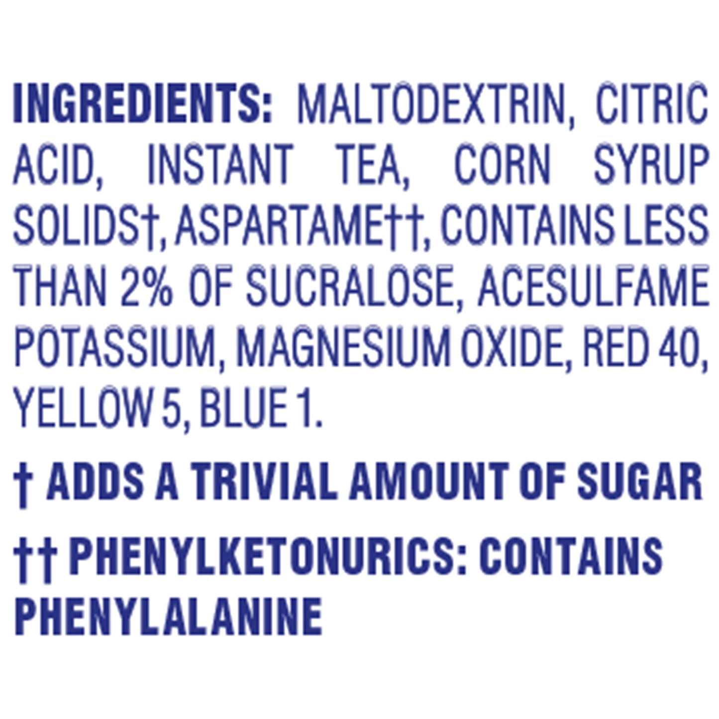 Crystal Light Sweet Tea Powdered Drink Mix, Low Caffeine, 1.56 oz Can