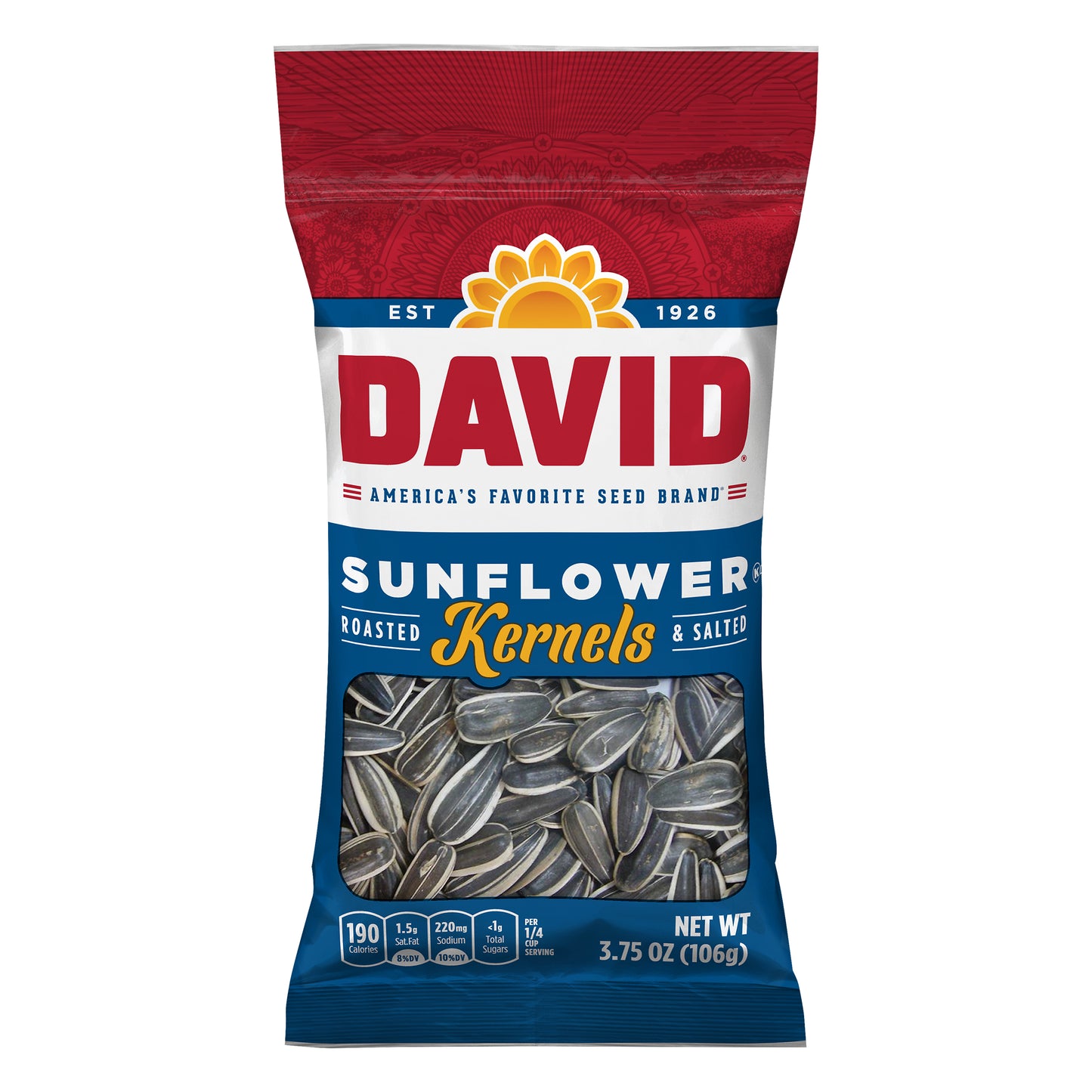David Roasted & Salted Sunflower Kernels 3.75 oz