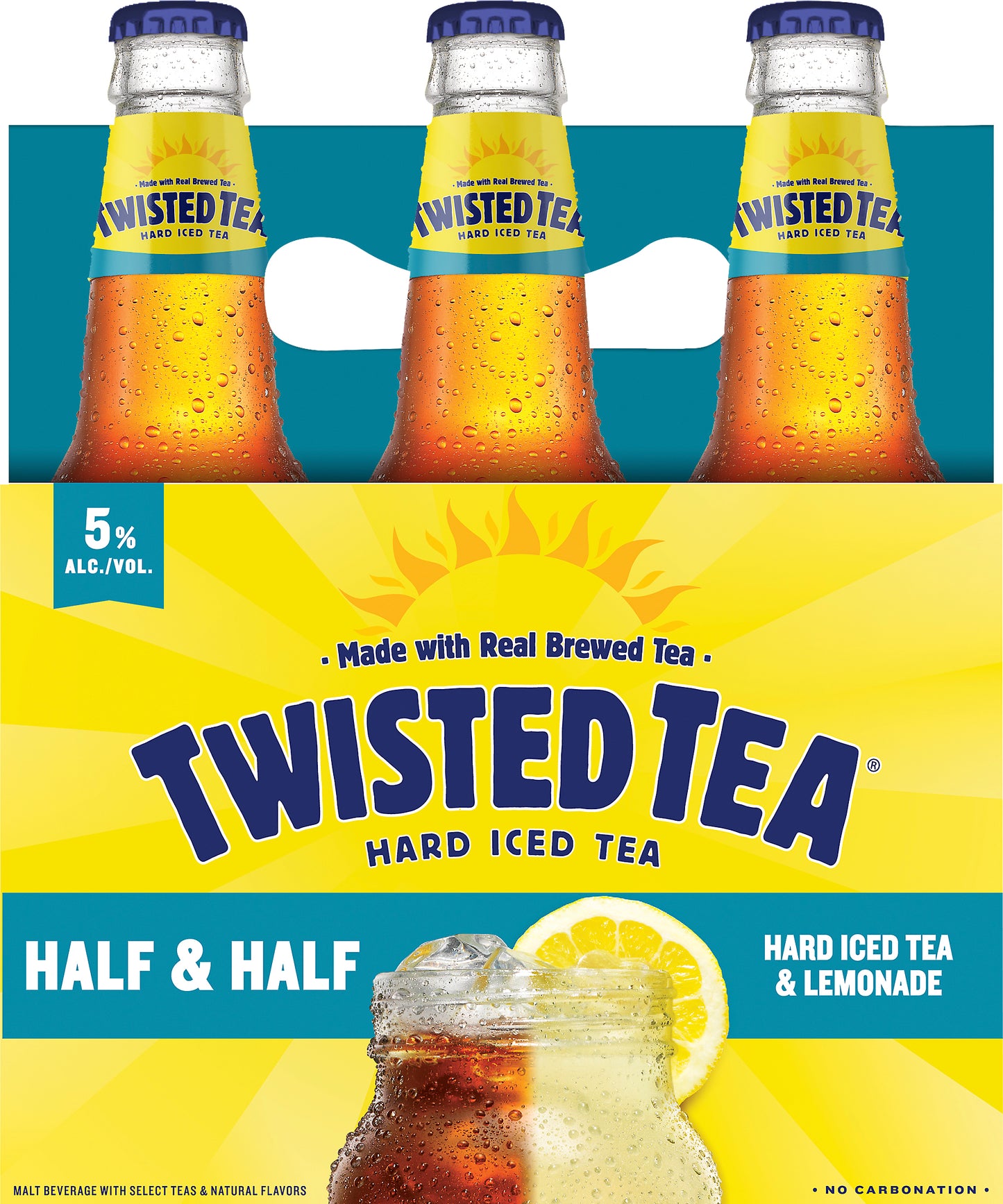 Twisted Tea Half & Half Lemonade Hard Iced Tea 6 - 12 fl oz Bottles