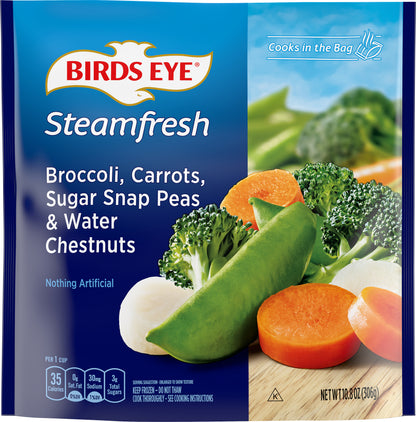 Birds Eye StreamFresh Broccoli, Carrots, Sugar Snap Peas & Water Chestnuts 10.8 oz