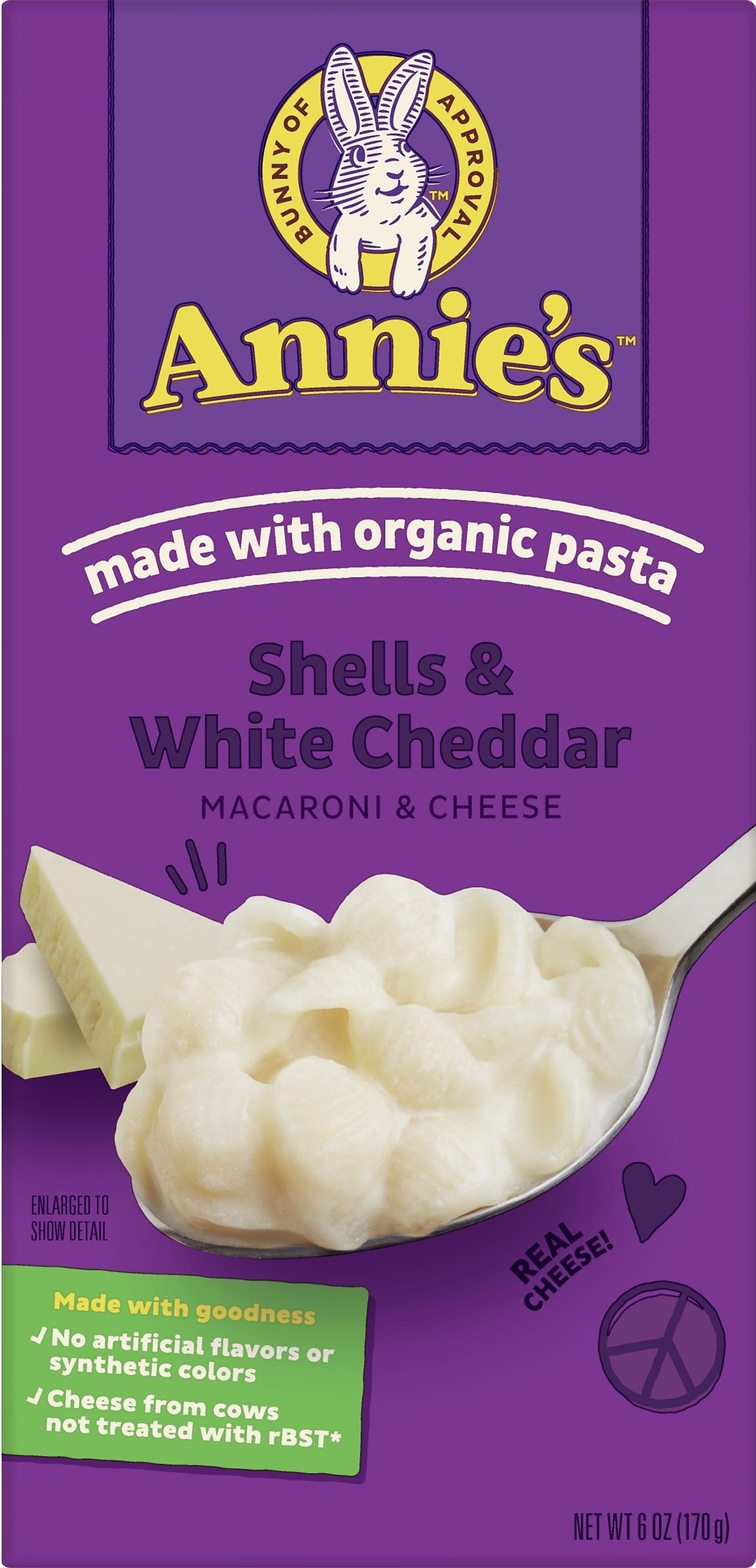 Annie's Shells & White Cheddar Macaroni & Cheese 6 oz