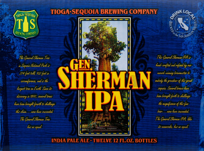 Tioga Sequoia Brewing Pale Ale 12 ea
