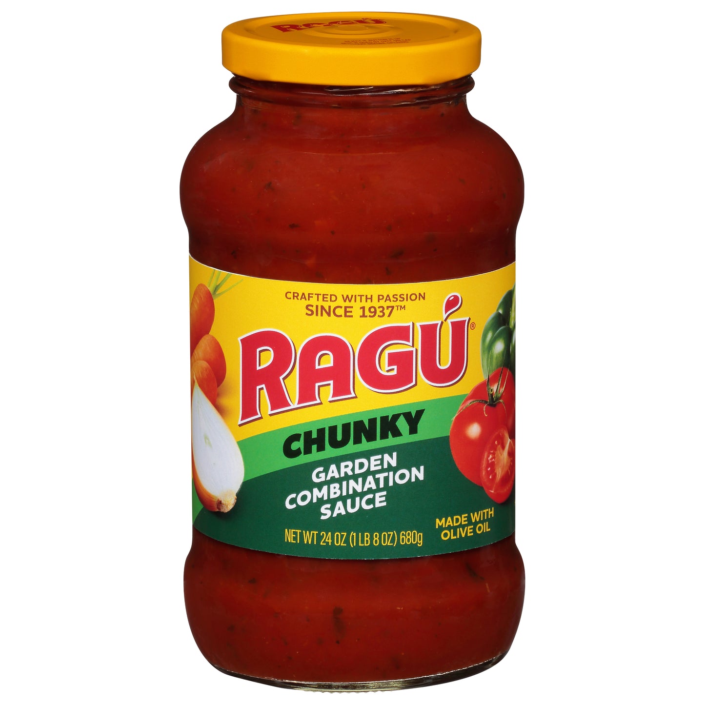 Ragu Chunky Garden Combination Sauce 24 oz