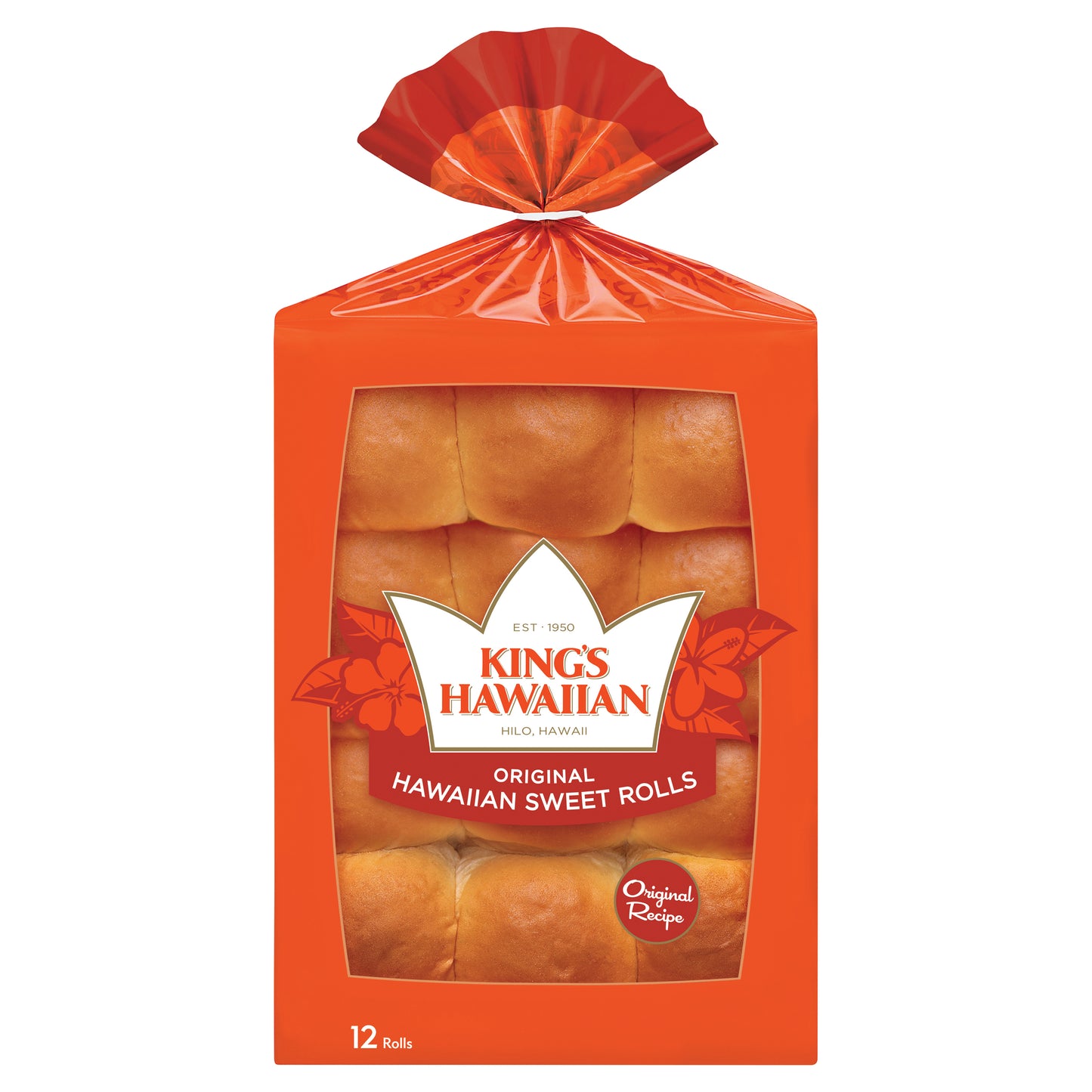 King's Hawaiian Original Hawaiian Sweet Rolls 12 ea