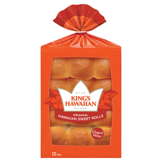 King's Hawaiian Original Hawaiian Sweet Rolls 12 ea