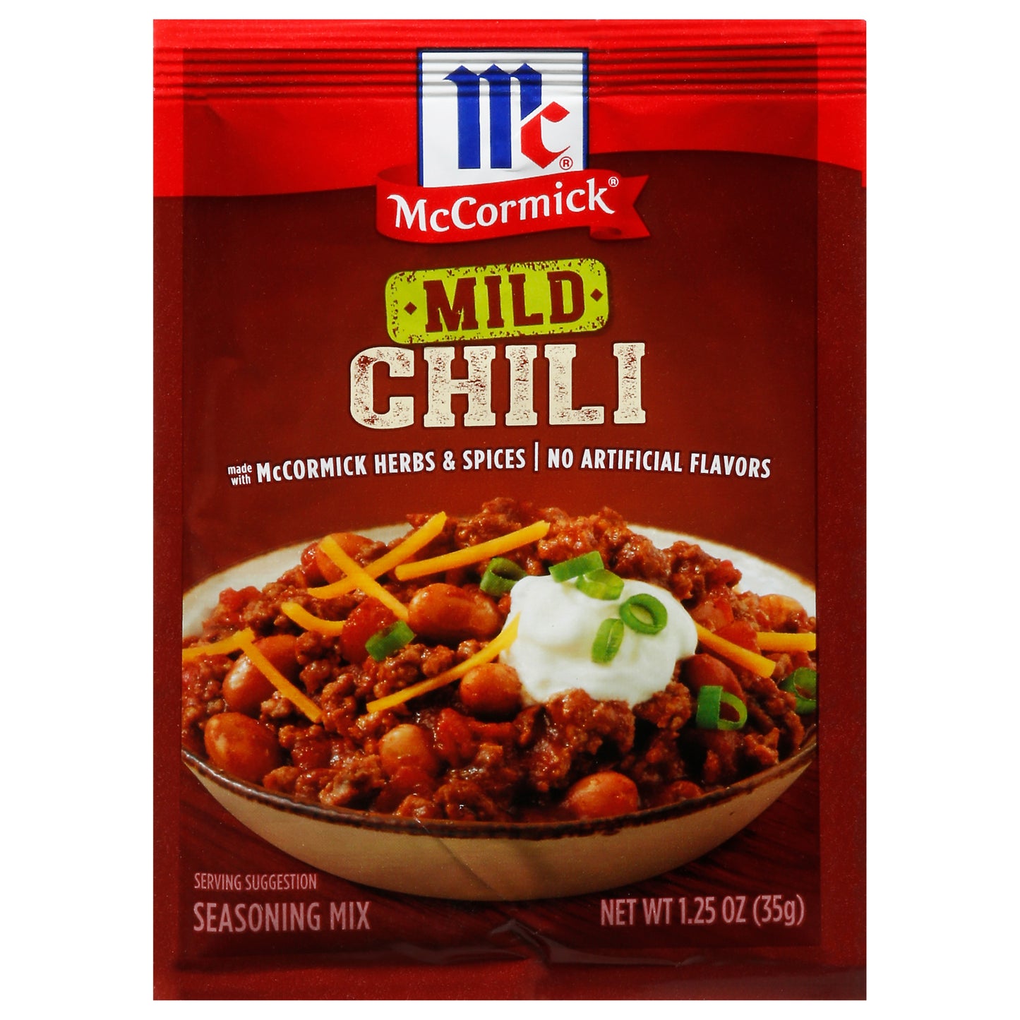 McCormick Mild Chili Seasoning Mix 1.25 oz