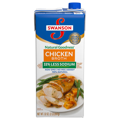 Swanson Natural Goodness 100% Natural Chicken Broth 32 oz