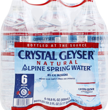 Crystal Geyser Water 6 ea