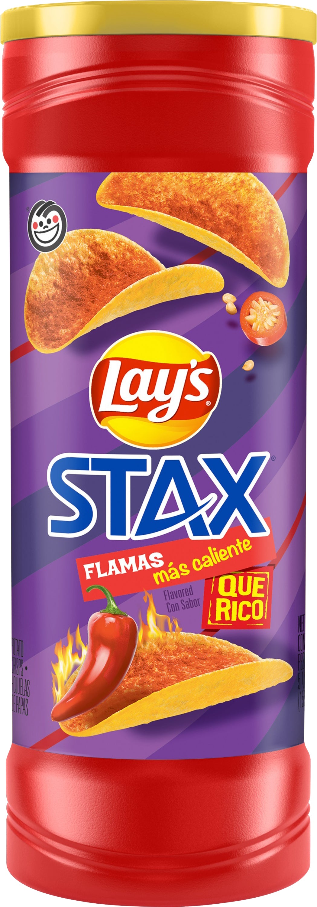 Lay's Stax Flamas Flavored Potato Crisps 5.5 oz