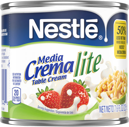 Nestle MediaCrema_Lite_BE_Update 7.6 FL OZ (225 mL) English-Spanish