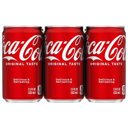 Coca-Cola Cans 7.5 fl oz 6 Pack