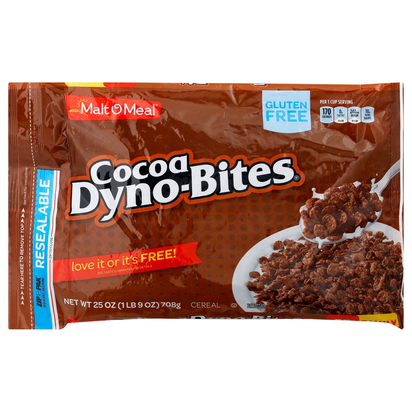 Malt O Meal Family Size Cocoa Dyno-Bites Cereal 25 oz