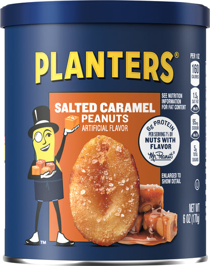 Planters Salted Caramel Peanuts 6 oz