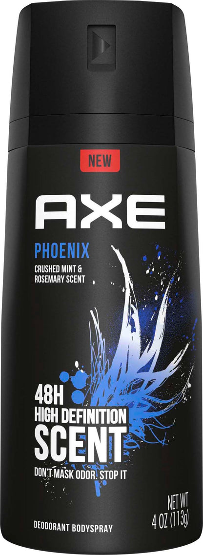 AXE 48H High Definition Scent Phoenix Deodorant Bodyspray 4 oz