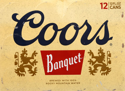 Coors Banquet 12 Pack Beer 12 ea