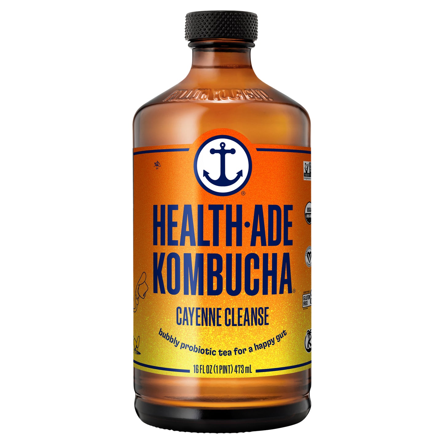 Health-Ade Cayenne Cleanse Kombucha 16 fl oz