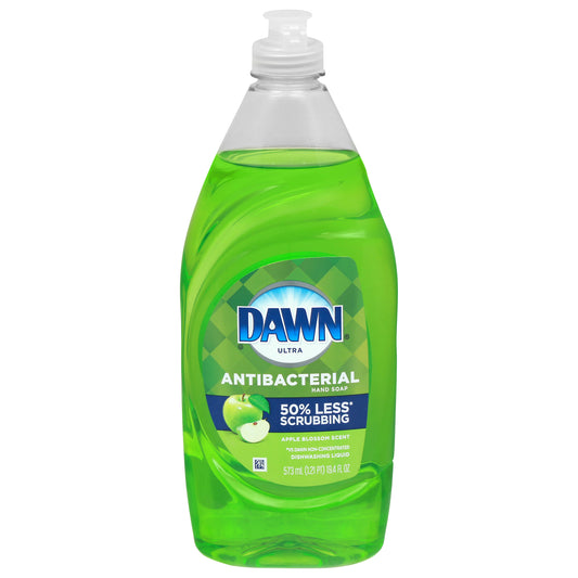 Dawn Ultra Antibacterial Hand Soap Apple Blossom Scent Dishwashing Liquid 19.4 fl oz