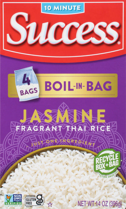 Success Boil-in-Bag Jasmine Fragrant Thai Rice 4 ea