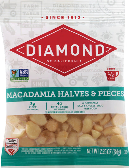 Diamond Halves & Pieces Macadamia 2.25 oz