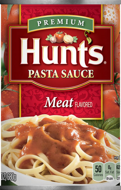 Hunt's Premium Meat Flavored Pasta Sauce 24 oz