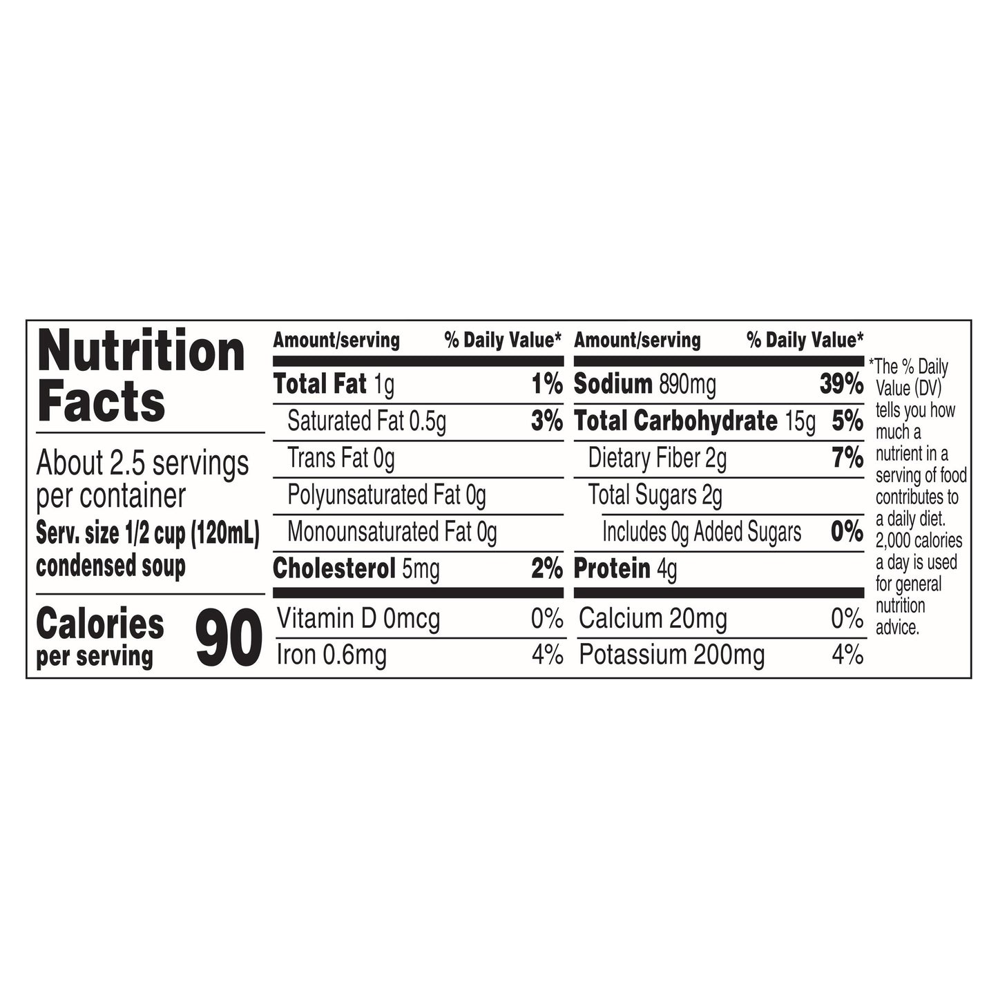 Campbell's Vegetable Beef Condensed Soup 10.5 oz