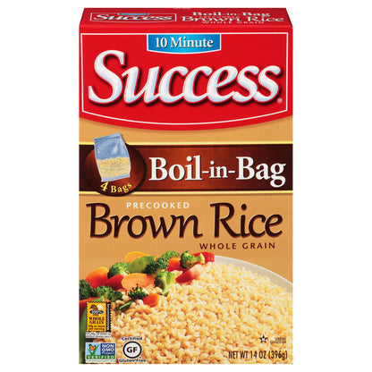 Success Boil-in-Bag Whole Grain Brown Rice 4 ea