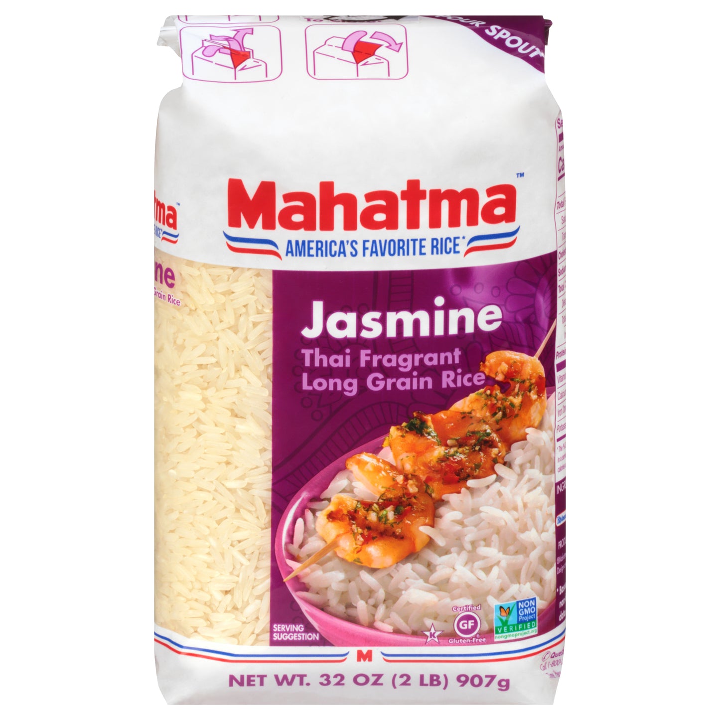 Mahatma™ Jasmine Thai Fragrant Long Grain Rice 32 oz. Bag