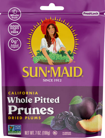 Sun-Maid® California Whole Pitted Prunes Dried Plums 7 oz Bag