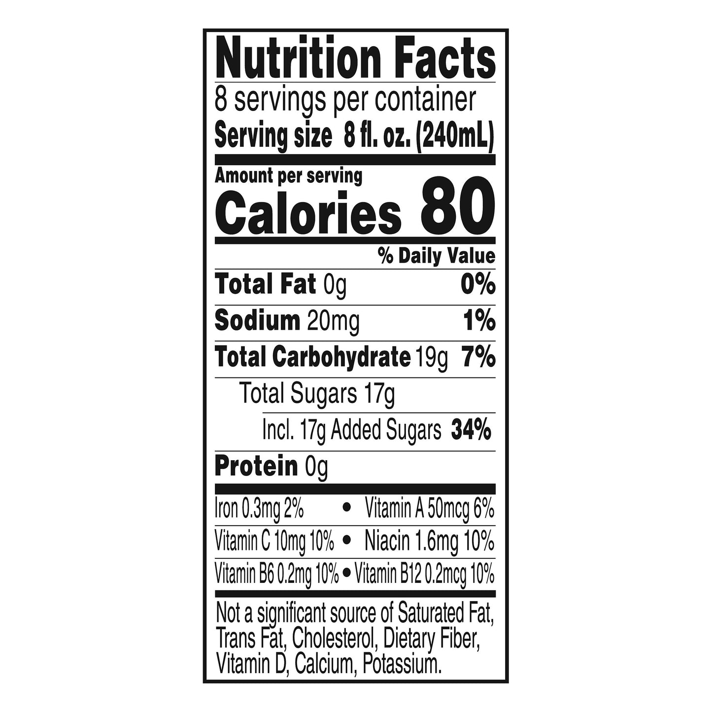 V8 Splash Fruit Medley Juice Beverage 64 oz