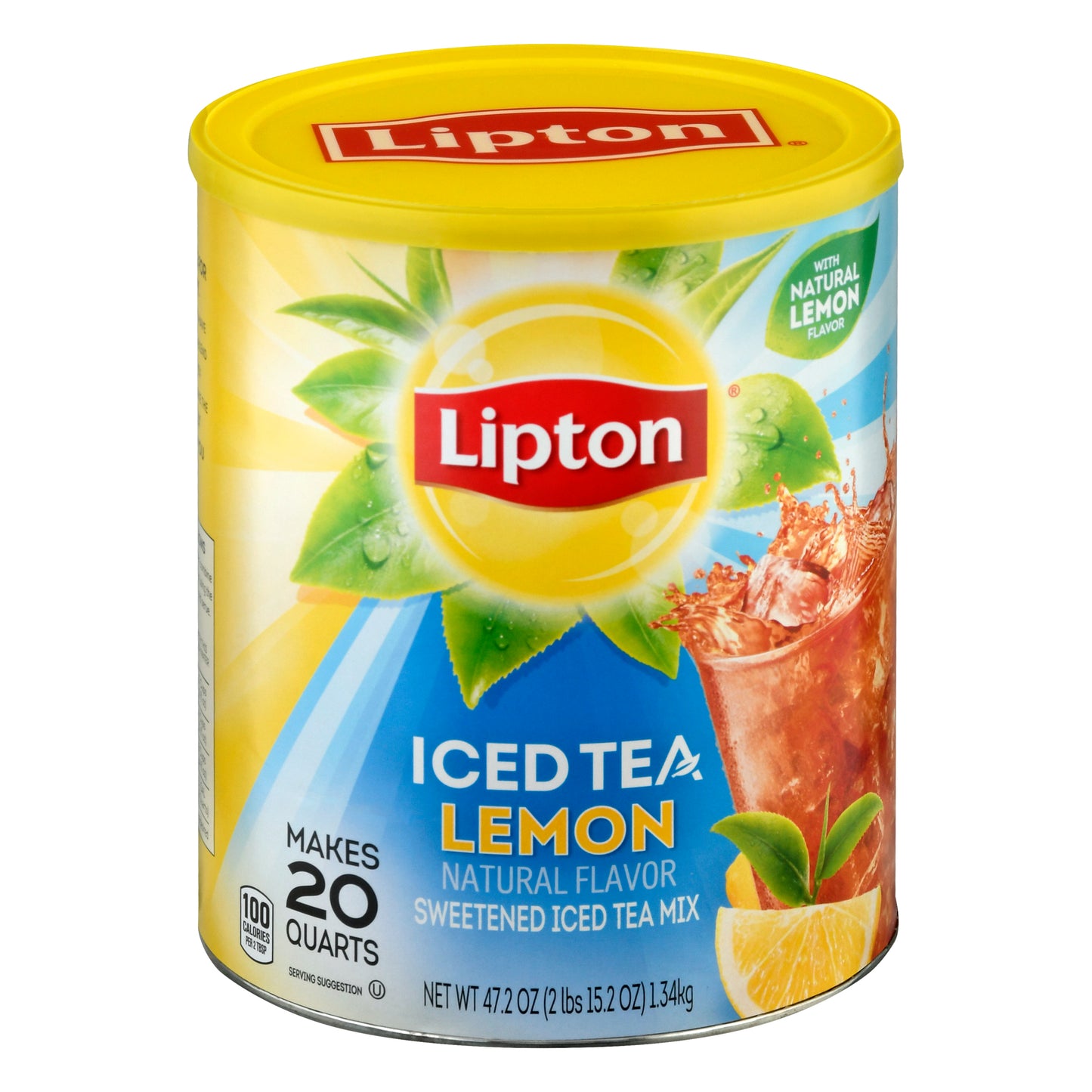 Lipton Lemon Sweetened Iced Tea Mix 47.2 oz
