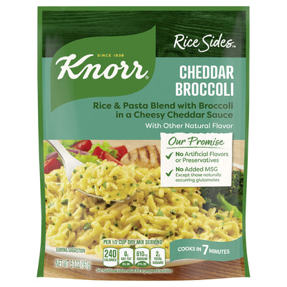 Knorr Rice Sides Cheddar Broccoli 5.7 oz Pouch