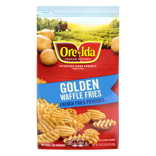 Ore-Ida Golden Waffle Fries, 22 oz Bag