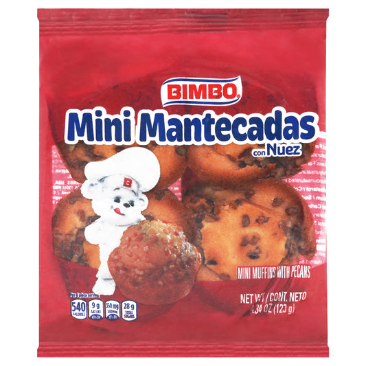Bimbo Mini with Pecans Muffins 4.34 oz
