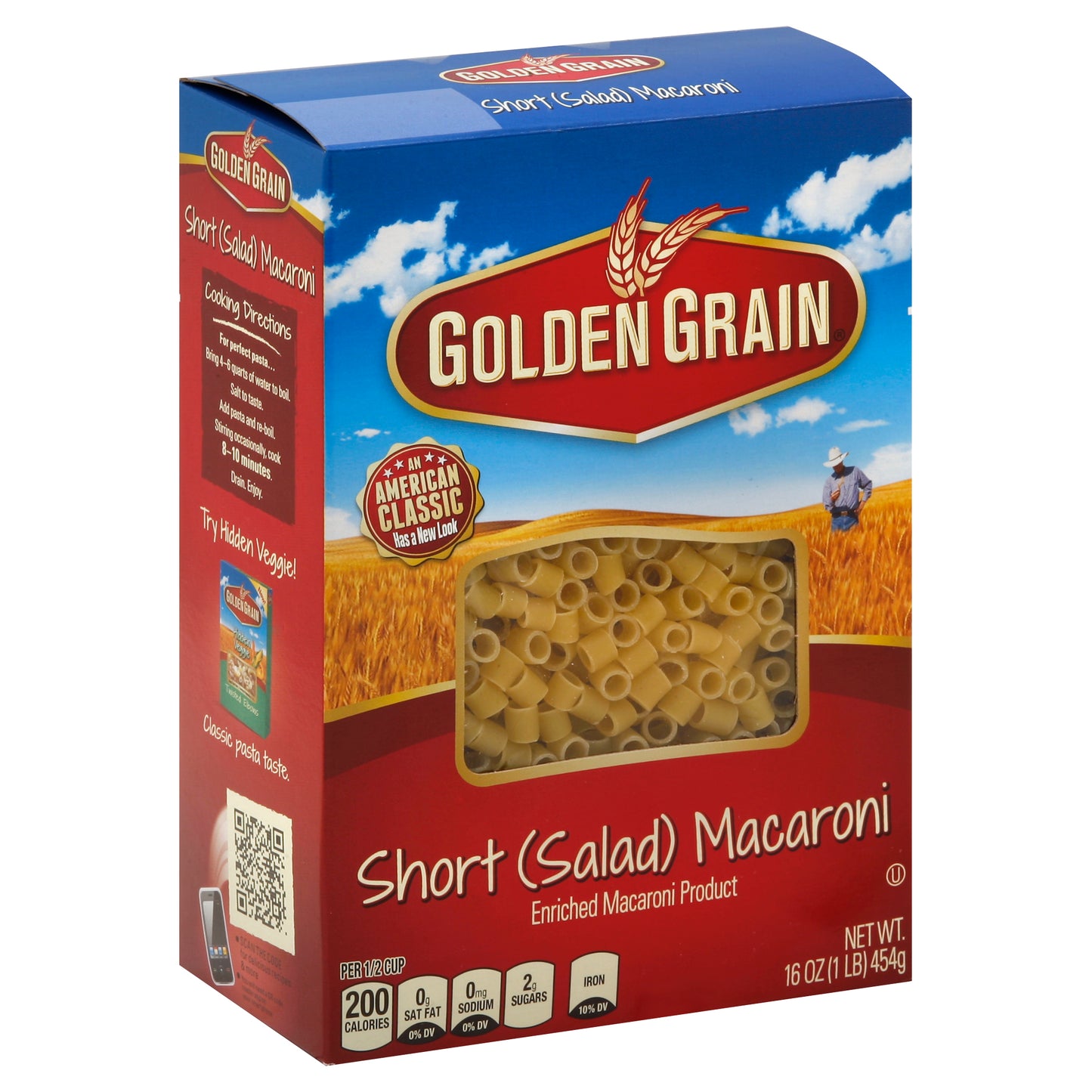 Golden Grain Short Macaroni 16 oz