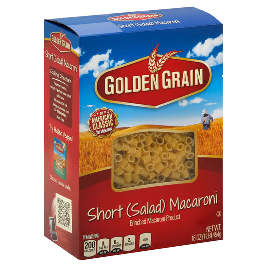 Golden Grain Short Macaroni 16 oz