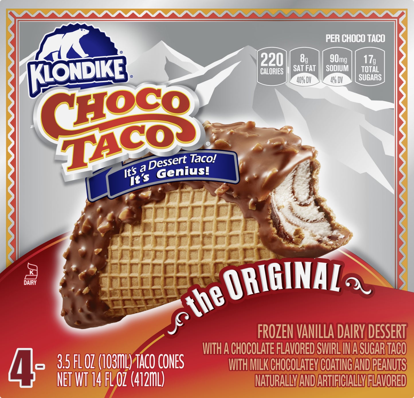Klondike The Original Choco Taco 4 ea