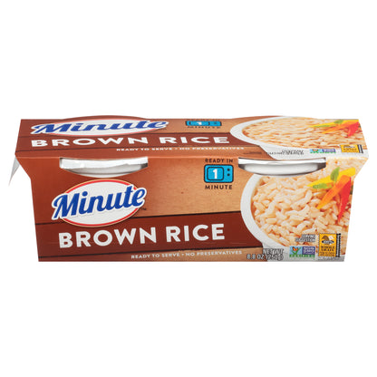 Minute® Ready to Serve Brown Rice 2-4.4 oz. Cups