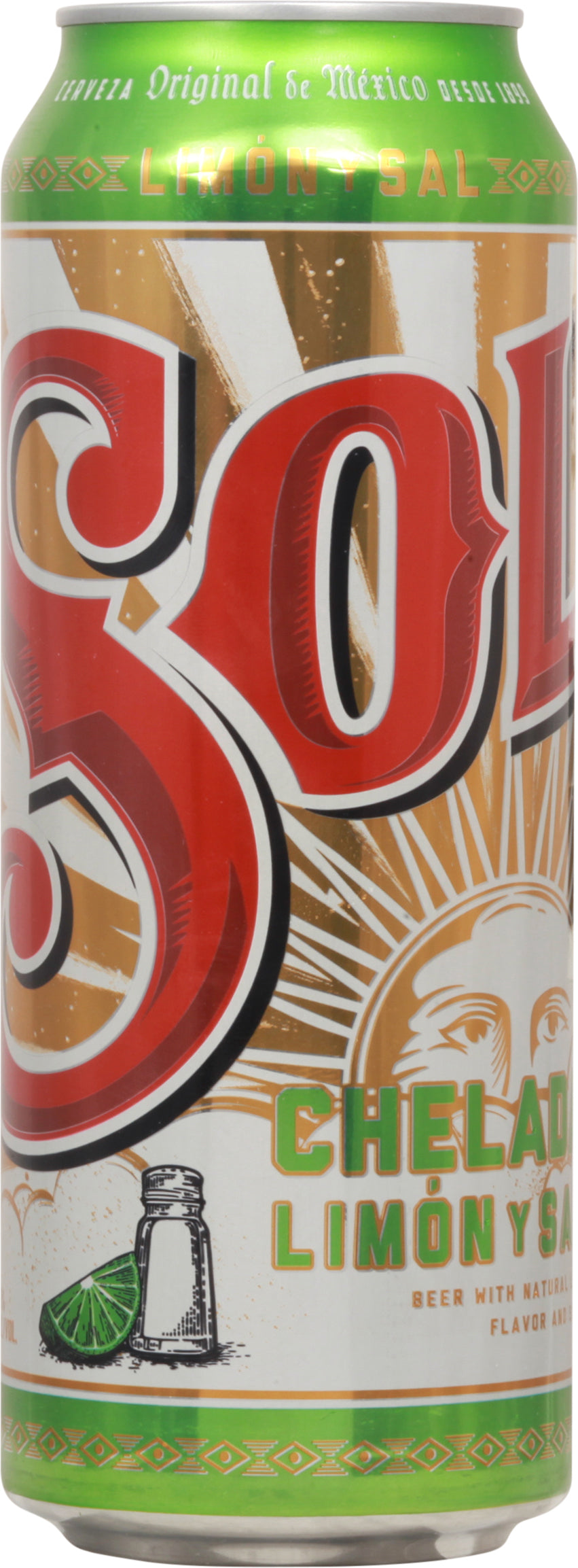 Sol Chelada Limon Y Sal Beer 24 fl oz Can