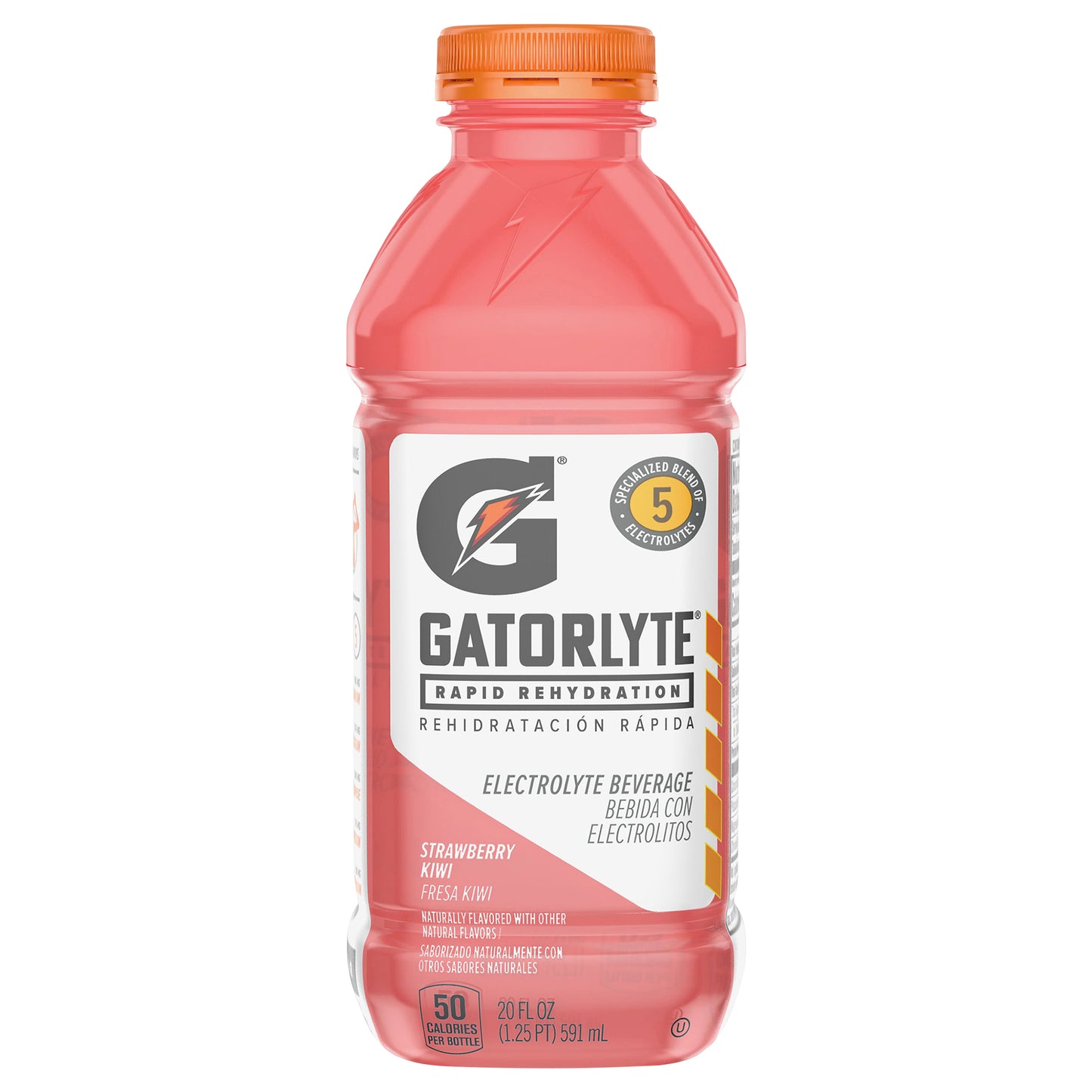 Gatorade Rapid Rehydration Electrolyte Beverage Strawberry Kiwi 20 Fl Oz Bottle
