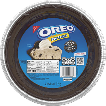 MONDELEZ GLOBAL LLC (SNACKS US) OREO LABEL - OREO - PIE CRUST - 6Z - 044000048341 - BE - H2R - WAVE