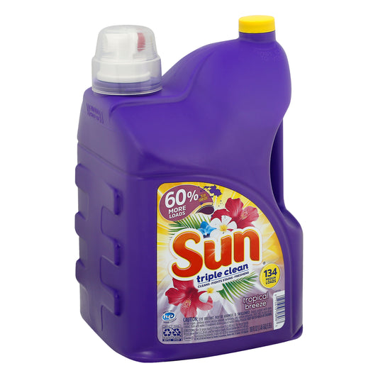 Sun Triple Clean Tropical Breeze Detergent 188 oz