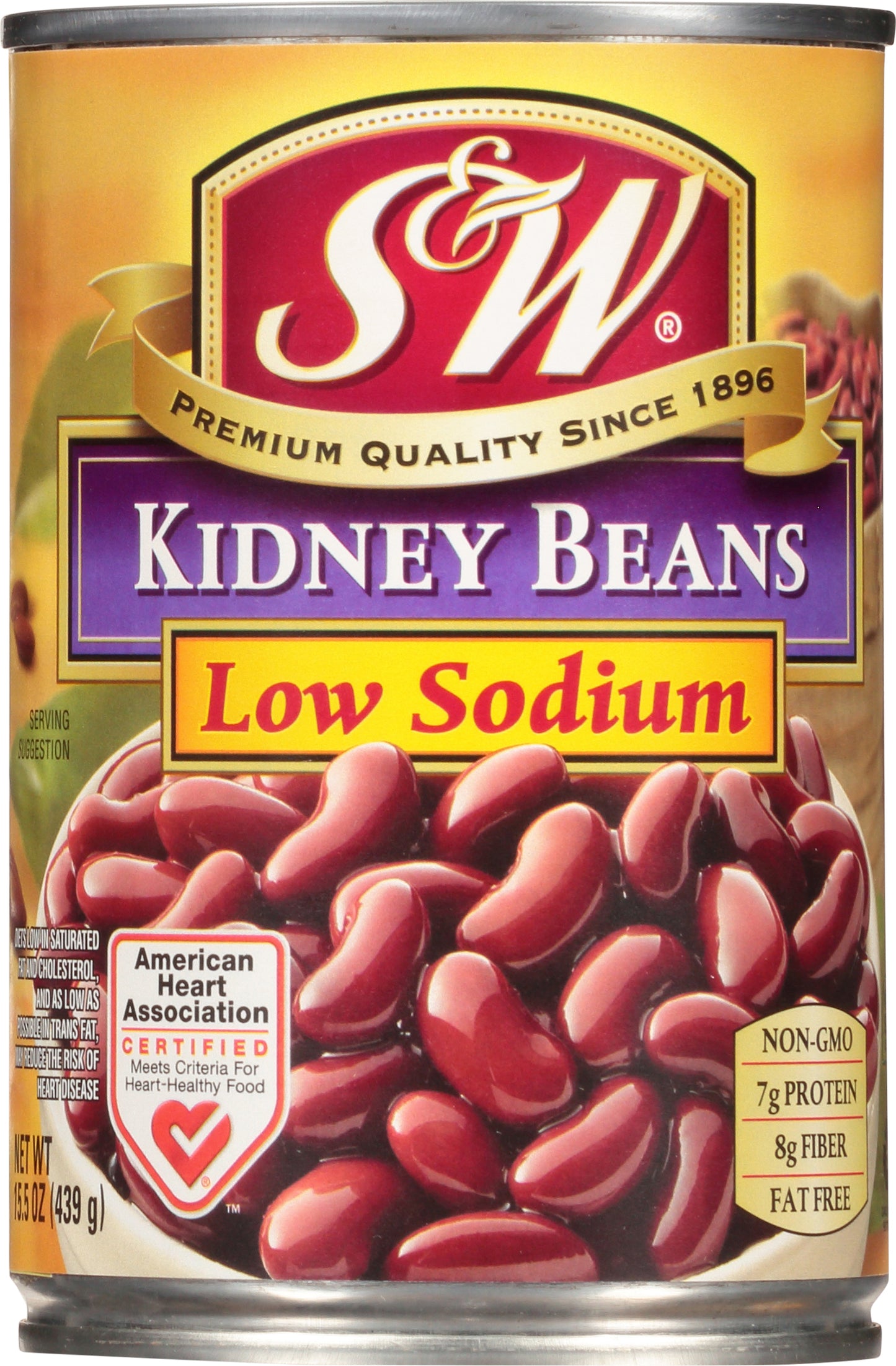 S&W Low Sodium Kidney Beans 15.5 oz