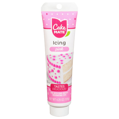 Cake Mate Pink Icing 4.25 oz