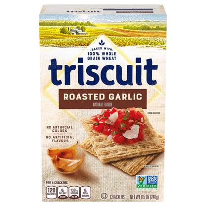 Triscuit Roasted Garlic Crackers 8.5 oz. Box