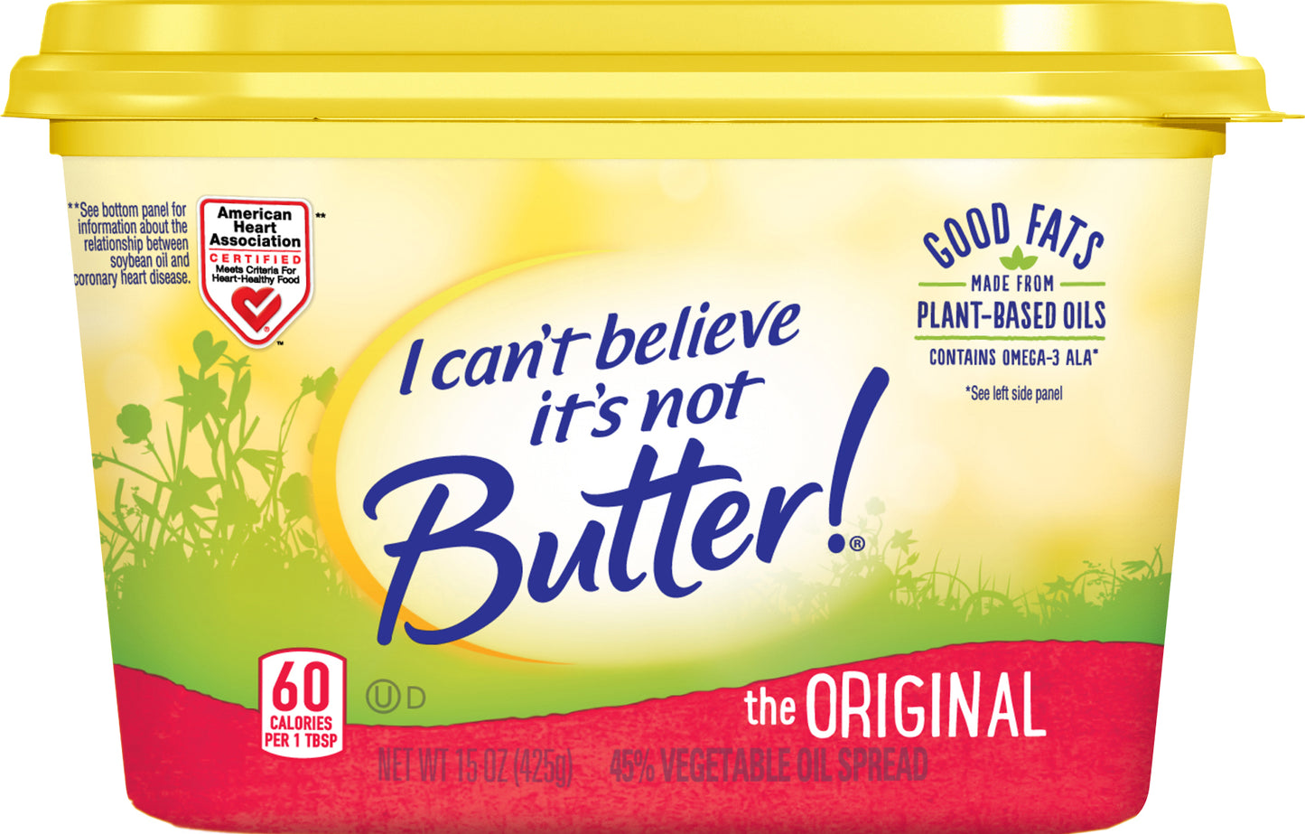 I Can't Believe It's Not Butter! The Original Vegetable Oil Spread 15 oz