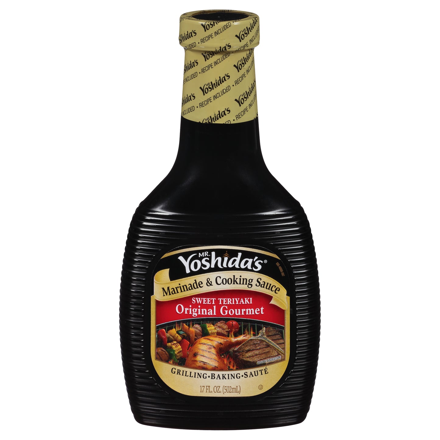 Mr. Yoshida's Original Gourmet Sweet Teriyaki Marinade & Cooking Sauce 17 fl oz Bottle